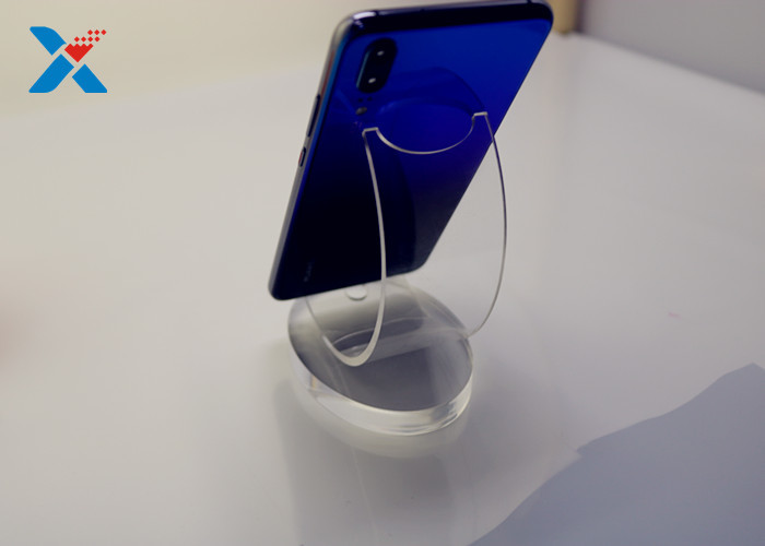 Commercial Acrylic Cell Phone Holder Rack , Clear Acrylic Cell Phone Stand