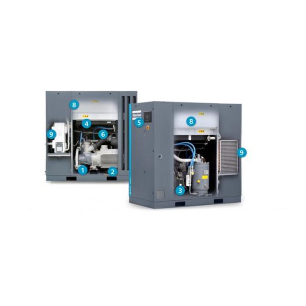 Practical Stable Side Channel Blowers , Aluminum Alloy Rotary Screw Air Compressor