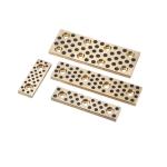 Solid Bronze Self Lubricating Bearing | Graphite Slide Wear Plate