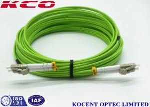 Wholesale LC SC FC ST DIN MU D4 50/125 Indoor Lime Fiber Optic OM5 Patch Cord Cable from china suppliers