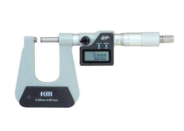 Accurate Metric / Inch Measurement Electronic Deep Throat Micrometer with 0