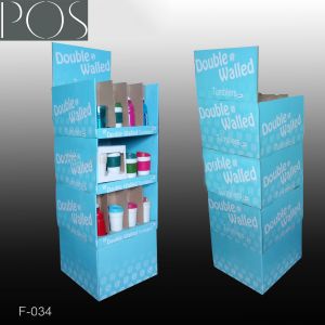 Wholesale grocery store pop corrugated display stand for bottles from china suppliers