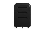 Movable 3 Drawer Lockable Filing Cabinet