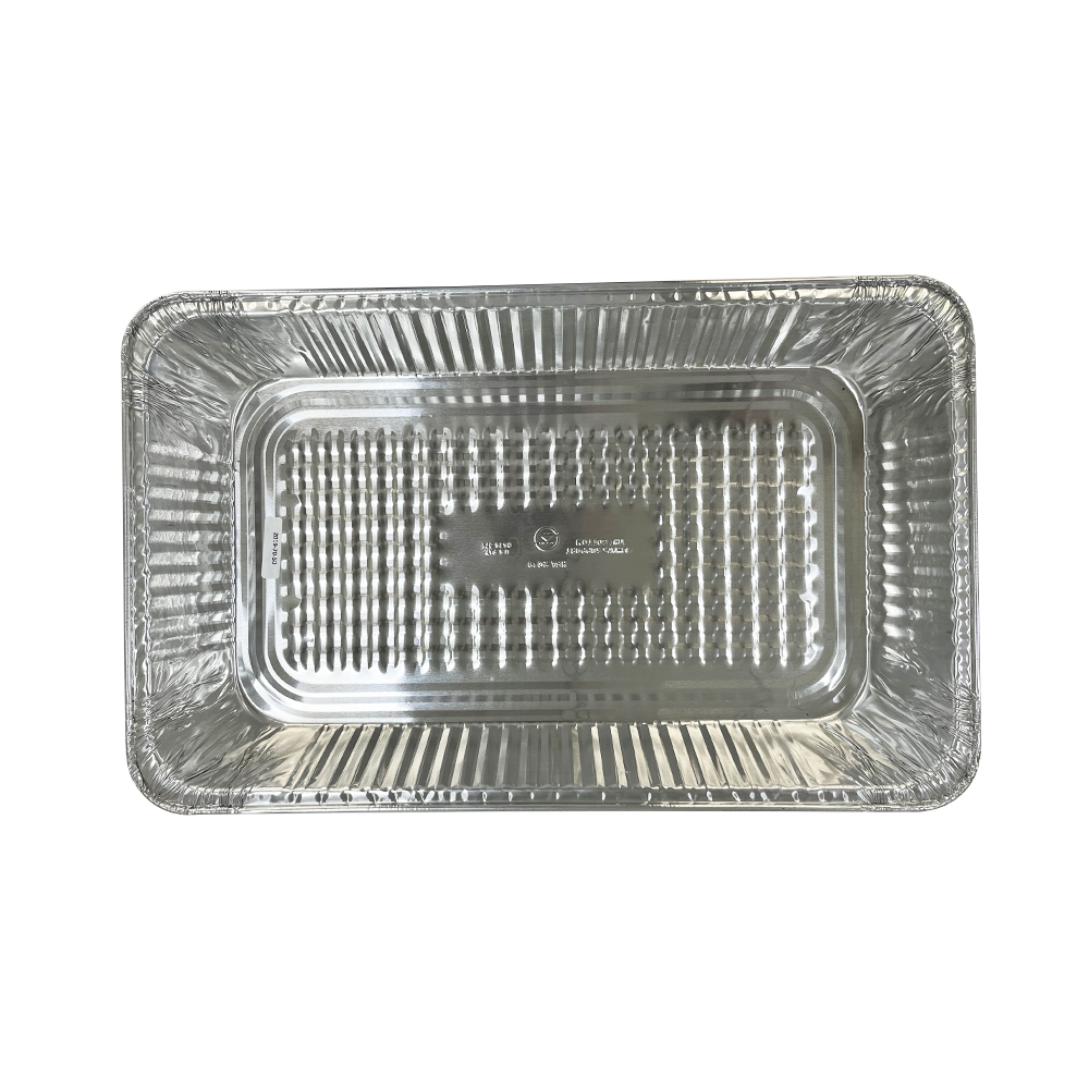 Environmental Friendly 525x325mm Aluminum Foil BBQ Grill Pan for Outdoor Cooking