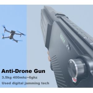 Buy cheap Drone jammer 2000M 400mhz to 6GHz 7 bands only 3.5kg weight hand-held anti-drone from wholesalers