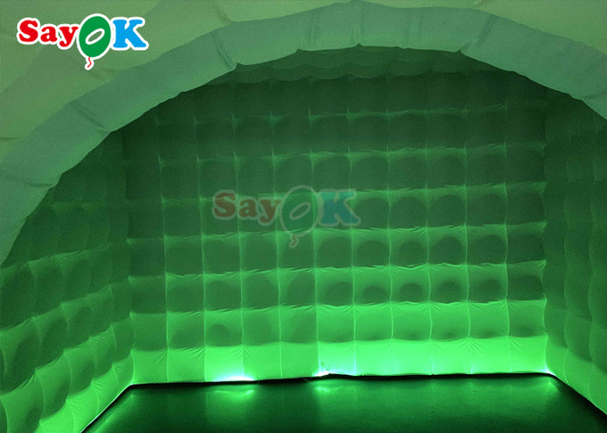 Inflatable Party Decorations Black Led Inflatable Camera Photo Booth For Commercial Exhibition