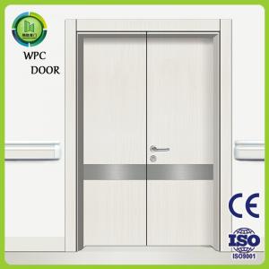 China Waterproof  Hospital Double Door , WPC Double Glass Doors Anti Insect on sale