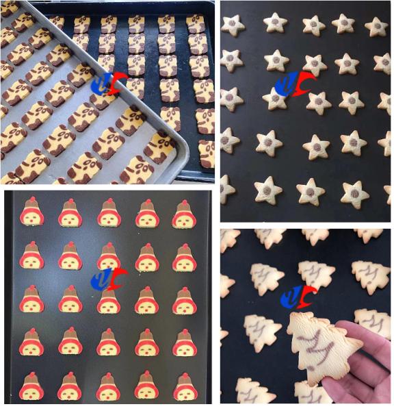 Stainless Steel Cookie Encrusting Machine 100 - 120pcs/Min Cookies And Biscuit