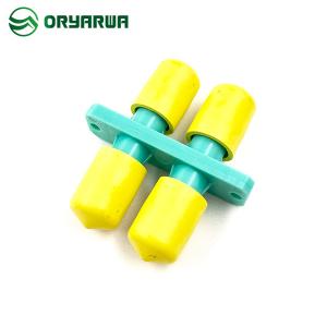 Wholesale OEM SC Type Flange Duplex Adapter Single Mode ST Fiber Coupler from china suppliers