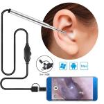 IP68 3.9mm Three In One Ear Endoscope Camera Otoscope 67 Degree