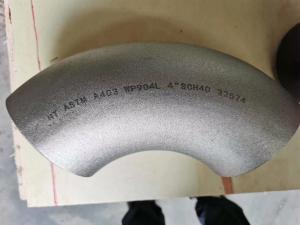 Wholesale 90D Elbow ASME/ANSI B 16.5 A403-GR.WP347H 6 Inch Butt Welding Gas Pipe Fittings Black Painting Pressure Rating 9000LBS from china suppliers