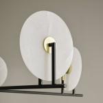 Luxury Marble Chandelier Living Room Black Minimalist Dining Room Erto
