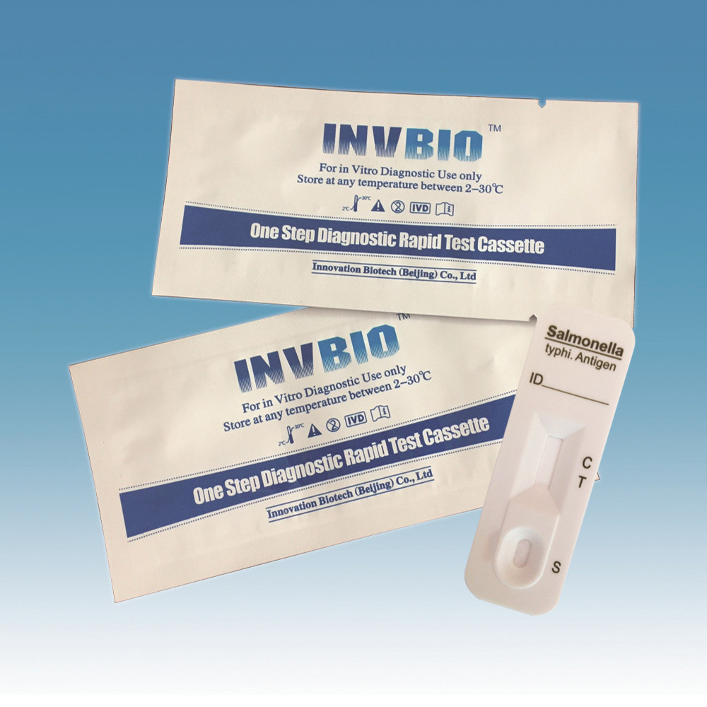 Typhoid Rapid Test Kit Medical Diagnostics Typhoid Antigen Professional Test Cassettes