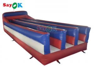 China Funny Inflatable Sports Games Commercial Bungee Run Inflatable Race Game Bungee Runway on sale