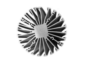 Wholesale LED Aluminum Heatsink Extrusion Profiles T66 Silvery Anodized from china suppliers