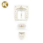 Fashion Zinc Alloy Decorative Belt Buckles 40mm With Long Using Life