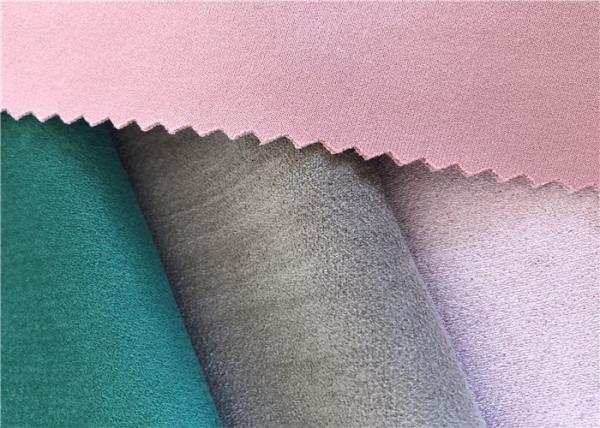 Apparel Textiles Polyester Spandex Fabric Winter Jacket Scuba Suede Microfiber