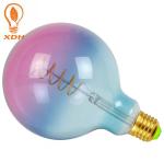 G125 E27 Coloured Filament Bulbs 4W 6W LED Filament Globe Bulb