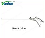 Steel Rachet Gun Type Handle Laparoscopic Needle Holder for Surgical Equipment