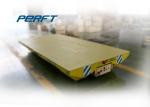 Battery Operated Platform Rail Transfer Cart For Materials Handling