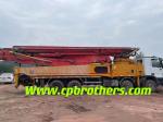 Used Concrete Pump Truck 2013 Putzmeister Concrete Boom Pump 56m for Building