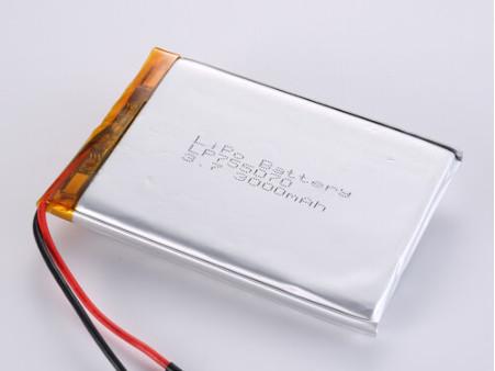 LP755070 3.7V 3000MAH Lithium Polymer Battery Manufacturers with CC/CV Charge