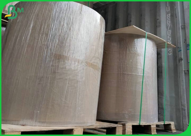 Brown Packaging Kraft paper High Abrasion Resistance As Packing Flower Material
