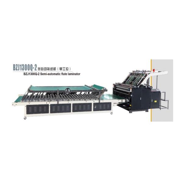 High Productivity Semi-auto Corrugated Board Flute Laminating Machine 13.5m x 2m
