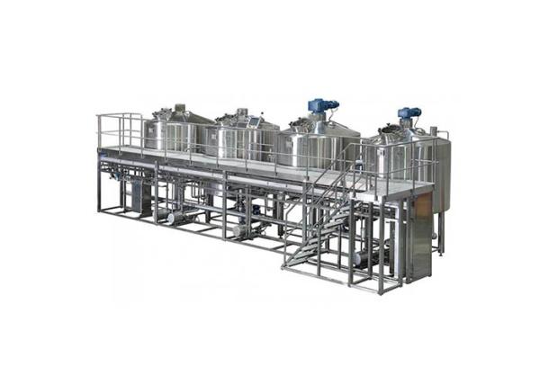 Sanitary SS304 5000L Large Scale Brewing Equipment With Mirror Polish And 50MM