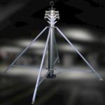 18M Tripod Stand Trolley 2MM Push Up Antenna Mast