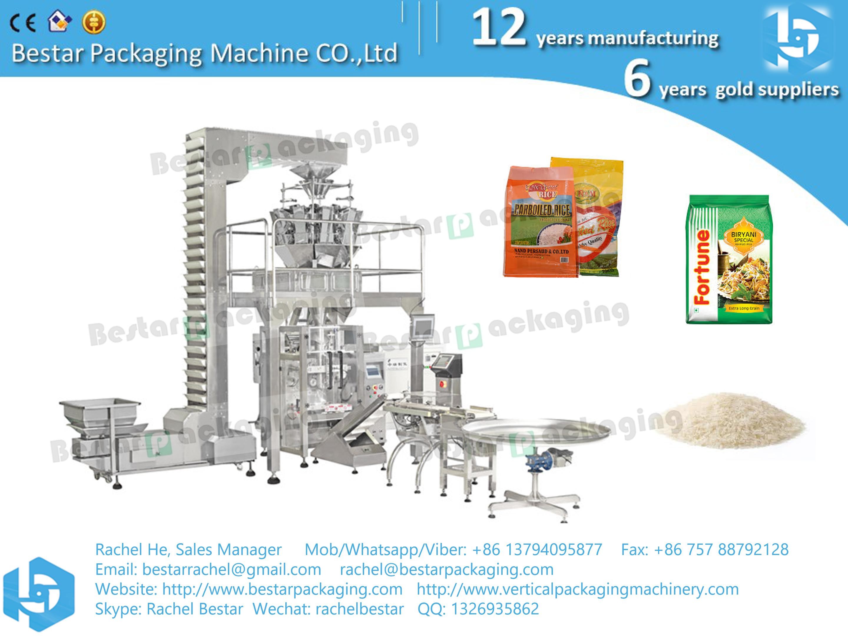 Automatic 250g Rice Bag Weighing and Packaging Machine BSTV-450BZ