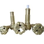 Underground Mining Hardened Drill Bits , SD5 Shank 130mm 140mm 152mm DTH Button