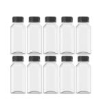 Hot sale 120ml 250ml 350ml 500ml 1000ml Clear French Square Empty Beverage Juice