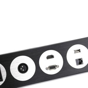 Wholesale Conference Table Desk Recessed Power Outlet Socket 110V OEM from china suppliers