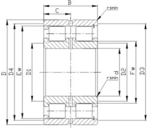 Wholesale Precision Cylindrical Roller Bearings: SL1850 series heavy duty roller bearing SL185010 from china suppliers