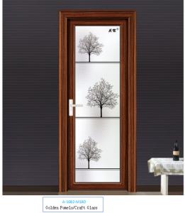 Wholesale Bathroom aluminum alloy swing door, a variety of patterns to choose from and customize from china suppliers