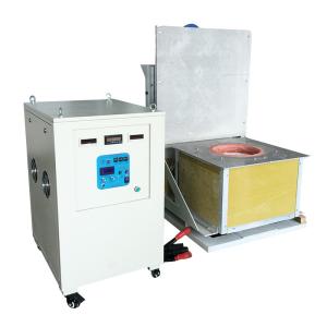 Wholesale Super Small Size Induction Metal Heater Melting Furnace Casting Machine 100KW IGBT from china suppliers