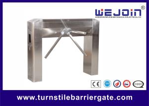 Wholesale Semi auto tripod entrance turnstiles gate with Mechanism , Arc bridge Type from china suppliers