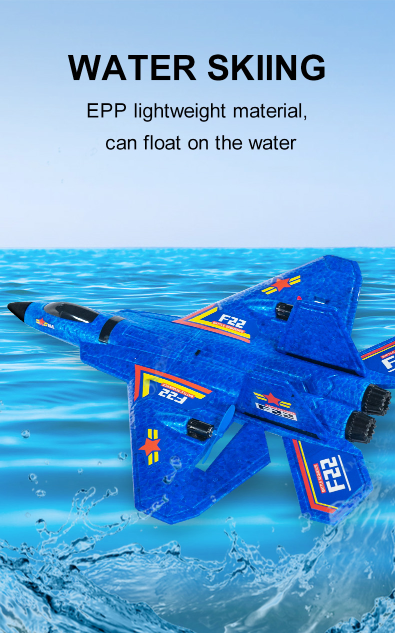 AA Controller Battery Rc Airplanes Toy For Boys Girls Kids Beginners 2.4ghz 2 Remote Control Plane with Ready-to-Go Assembly