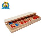 Wooden educational professional Montessori Materials Large Movable Alphabet (Red