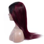 Silky Straight Human Hair Extensions For Ombre Hair No Shedding