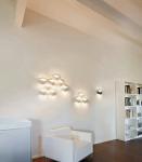 Modern Creative geometry Wall Lamp Bedroom Bedside Living Room Aisle three