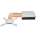 AL5052 3pcs Copper Heat Pipe Radiator For CPU Cooler Rustproof Durable