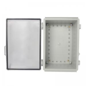 China 280x190x140mm / 11.02x7.48x5.51 Hinged Lid Plastic NEMA Boxes with Stainless Steel Latch on sale