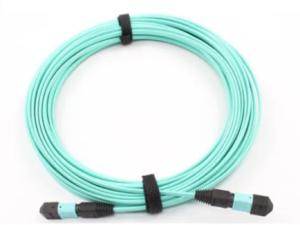 Wholesale 12F 24F OM3 OM4 MPO Fiber Optic Patch Cord from china suppliers