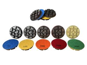 Wholesale 3 Inch Diamond Marble Resin Pads 800# For Concrete Granite Stone Floor from china suppliers