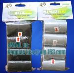 Thick Doggy Poo Dog Pet Waste Bags roll, Bone shape pet waste bag biodegradable