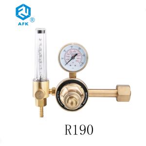 Wholesale R190 Brass Pressure Regulator With Flow Meter Outlet Connection M16-1.5RH from china suppliers