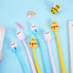 Cute Cartoon Gel Ink Pens Cartoon Animal Writing Pens 0.5 Mm Assorted Styles