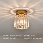 LED Ceiling Lamp Corridor Porch Lamp Crystal Aisle Lamp Entry American Balcony